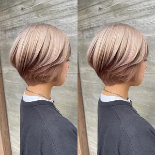 ショート カラー オージュアソムリエ DAIKI⭐️のヘアスタイル