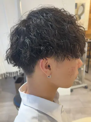 ショート メンズ パーマ メンズパーマ/ メンズカット/タクヤのヘアスタイル
