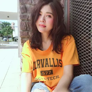 セミロング パーマ ヘアアレンジ タナハラ クミコのその他イメージ