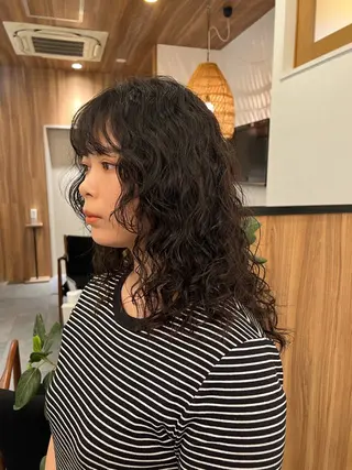 パーマ 岸田 佳祐のヘアスタイル