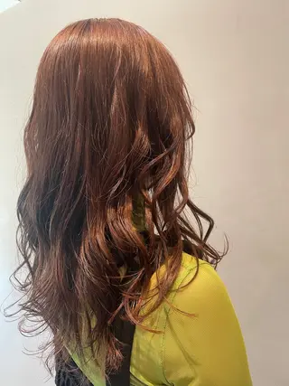 セミロング カラー classic 新横浜satomiのヘアスタイル