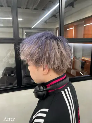 カラー メンズ 似合わせカット/ ハイトーン/aoiのヘアスタイル