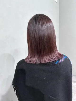 ミディアム Luana 照沼翔太のヘアスタイル