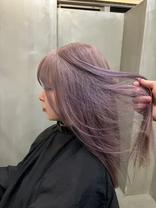 セミロング カラー 中園康 /カラー/ブリーチのヘアスタイル