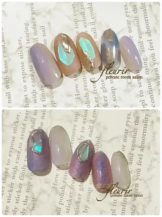 ネイル フルリール 【プライベートサロンのネイルデザイン