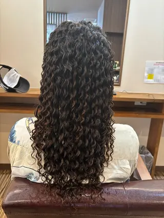 ロング パーマ パーマ特化美容師 ナガイのヘアスタイル