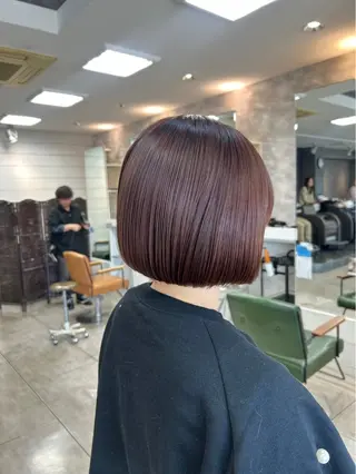 ショート 縮毛矯正✖髪質改善 仁木伸明のヘアスタイル