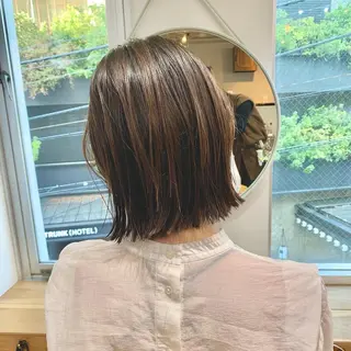 ミディアム パーマ Chill所属・三矢 ちなつのヘアスタイル