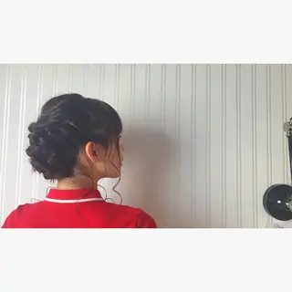 セミロング ヘアアレンジ シールエクステ✨️韓 国羽エクステ🪽和希のヘアスタイル