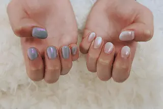 ショート カラー キッズ ネイル honey meeのネイルデザイン