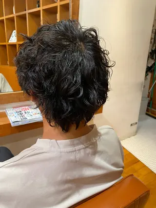 パーマ メンズ 長澤 しずくのヘアスタイル
