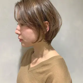 ショート カラー 佐原 里奈のヘアスタイル