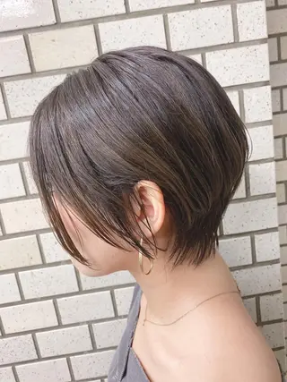 ショート カラー hair &eye LAWE.店長のヘアスタイル
