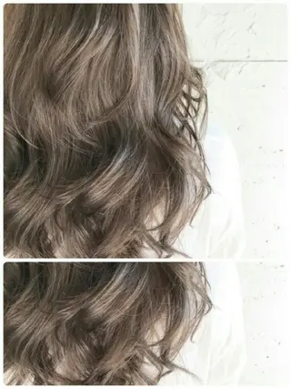 セミロング カラー 白井 秀太郎のヘアスタイル