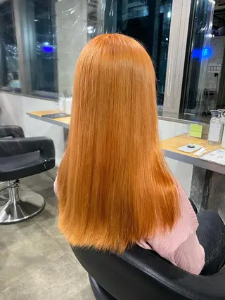 ロング カラー エフェクトブリーチ 🌟前澤啓太朗のヘアスタイル