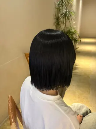 ミディアム まみ/レイヤーカット /暖色カラーのヘアスタイル