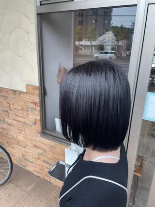 ショート 韓国ボブ👩🇰🇷 小野絢未のヘアスタイル