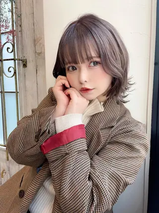 ショート カラー 髪質改善☆ 縮毛矯正miyuのヘアスタイル