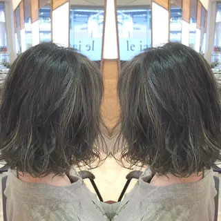 ショート カラー 青木 茂樹⭐️ 透明感カラーのヘアスタイル