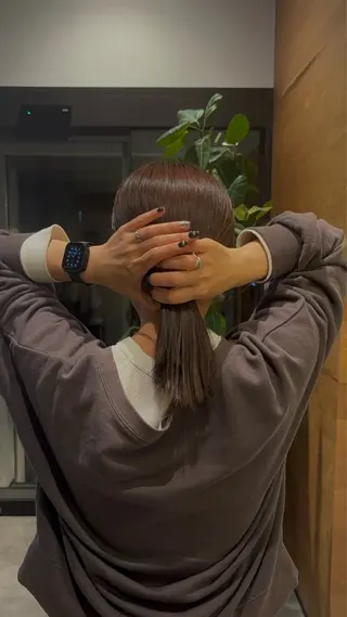 ミディアム com’sLibli 澤井凜のヘアスタイル