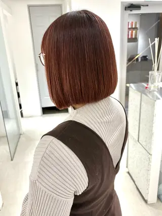 ショート カラー 銀座No.1髪質改善 縮毛矯正/本木のヘアスタイル