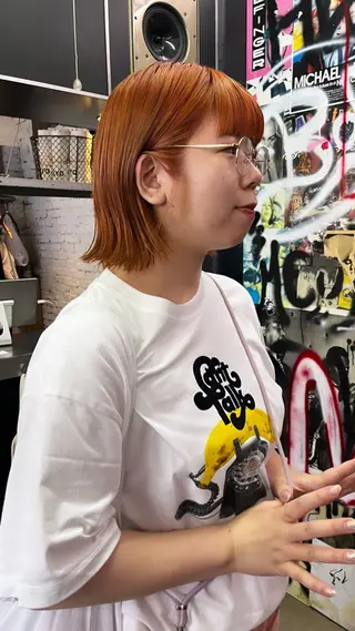 ショート カラー eri kinjoのヘアスタイル