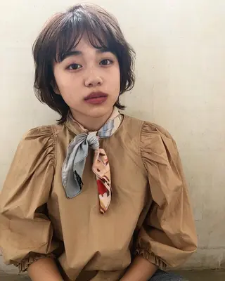 ショート カラー emme エミィ/立川のヘアスタイル