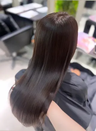 ロング カラー レイヤー×艶髪🤎. 𝜗𝜚hitomiのヘアスタイル