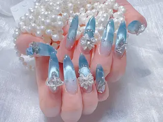 ネイル 💙羽生 彩光💙のネイルデザイン