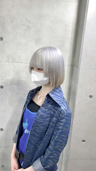 ショート カラー 髪質改善/ブリーチ /長山遼太郎のヘアスタイル