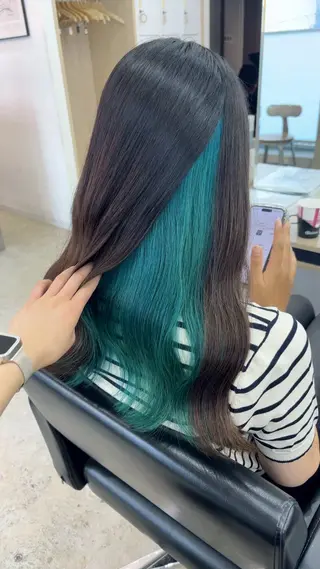 ロング カラー 🪽髪質改善矯正 🤍MIU🤍のヘアスタイル