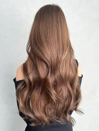 セミロング カラー ITbyALBUM 八王子店のヘアスタイル