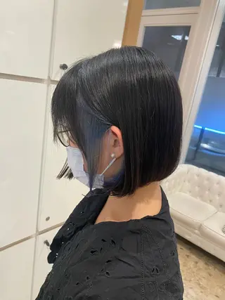 ショート カラー パーマ ヘアアレンジ 🌿レイヤー/ブリー チ/🌿‬JINのヘアスタイル