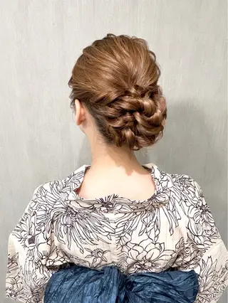 ロング ヘアアレンジ ヘアセット専門店 Rのヘアスタイル