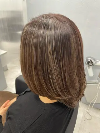 カラー 透明感♡くすみカラー shiori/小岩のヘアスタイル