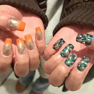 ネイル Nail mood デザイン持ち込みokのネイルデザイン