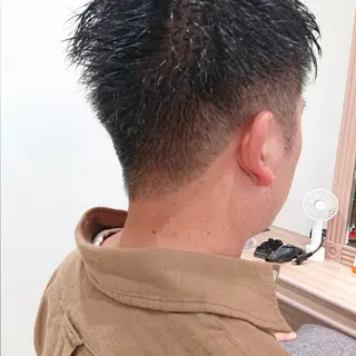 ショート メンズ タッセルボブ× 美髪・髪質改善のヘアスタイル