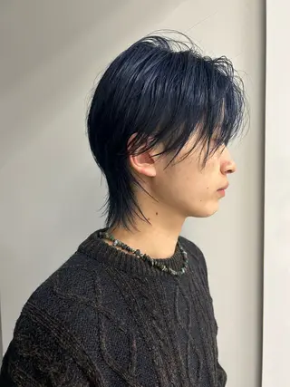 ショート メンズ ナチュラル×色気パ ーマ 渋谷/マナミのヘアスタイル