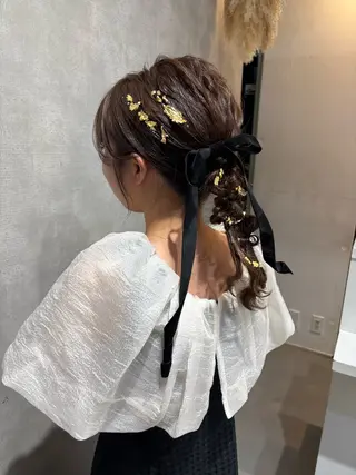 ミディアム chic  有山 美瑠のヘアスタイル