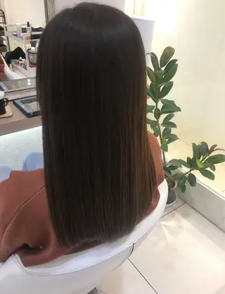 ロング カラー 縮毛矯正/髪質改善/ 艶髪ササキナツミのヘアスタイル