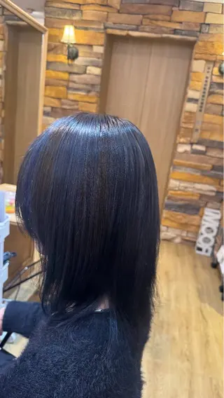 カラー メンズ 透明感カラー💜 モテ髪 空陽💙のヘアスタイル