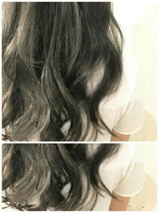 セミロング カラー 白井 秀太郎のヘアスタイル