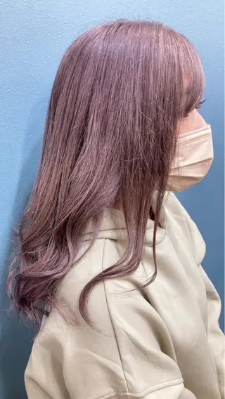 セミロング カラー 低ダメージカラー/ 髪質改善/粟田翔太のヘアスタイル