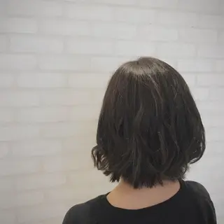 ミディアム カラー 【髪質改善】 夏目結以のヘアスタイル