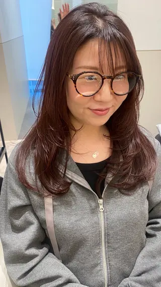 ロング カラー 銀座/ 髪質改善のヘアスタイル