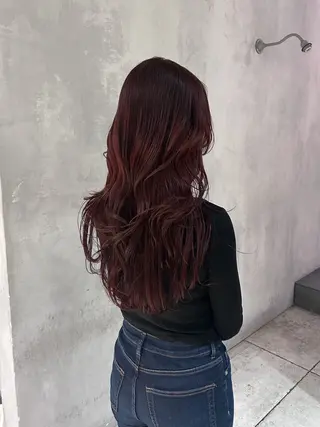 ロング カラー Hinata🛸 ハイトーン美容師のヘアスタイル