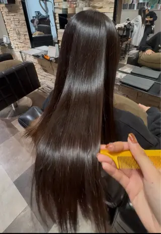 ロング かりん髪質改善 /メンズカットのヘアスタイル