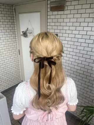 ヘアアレンジ 垢抜けヘアメイク🫧 JURI🪽のヘアスタイル