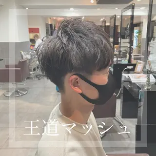 ショート カラー パーマ メンズ 新宿御苑前/新宿 Ryuseiのヘアスタイル