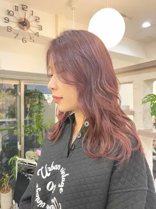 カラー 髪質改善で 憧れの潤艶美髪にのヘアスタイル